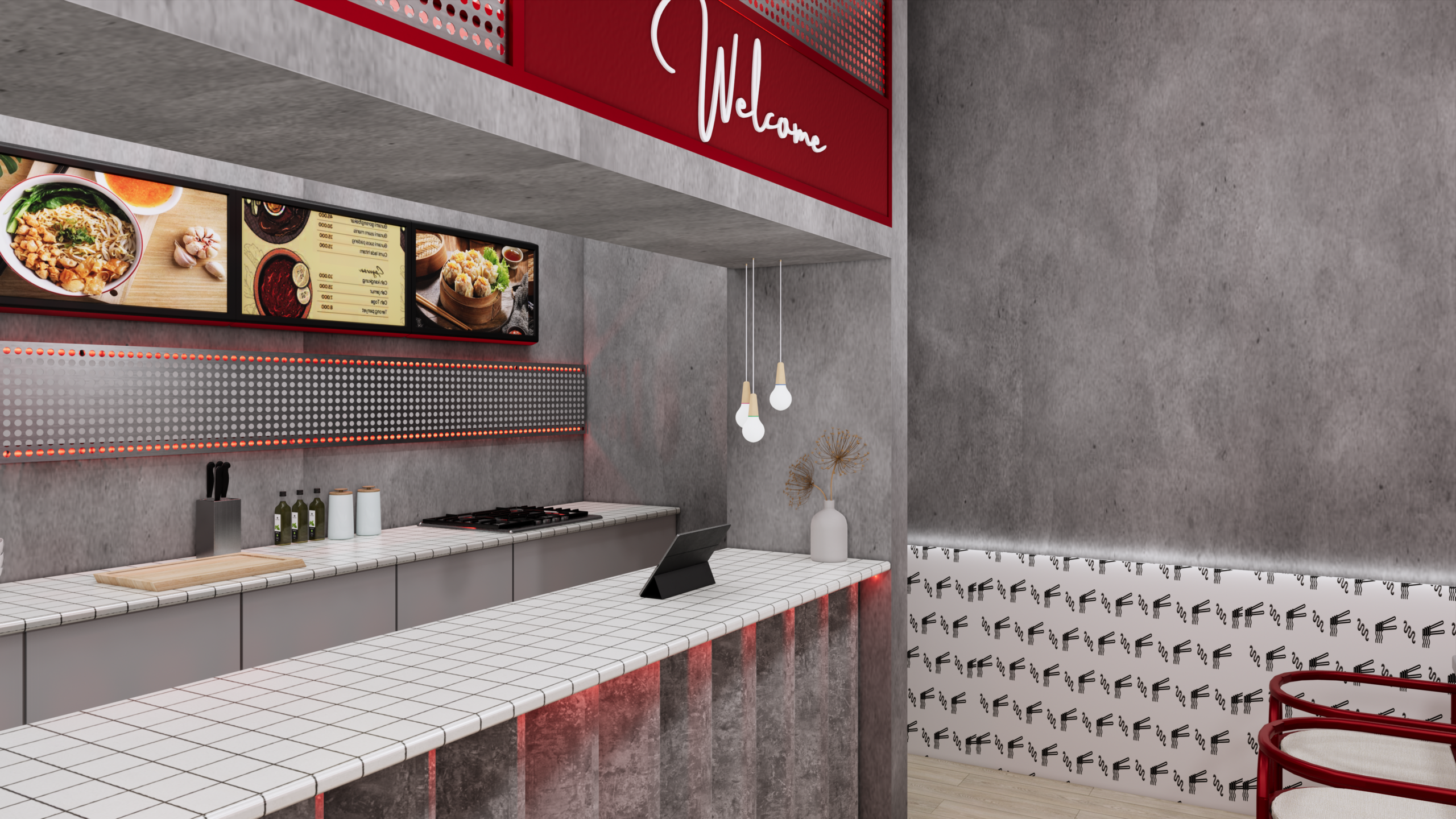 Wow! Kochiro Architect Ciptakan Desain Restoran Cozy dengan Kitchen Set Industrialis?! Cocok untuk Bisnis Berkelas!