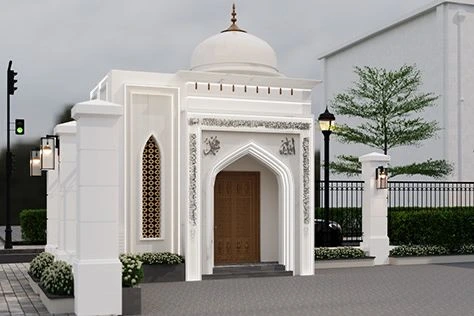Desain Masjid 2 Lantai Sederhana