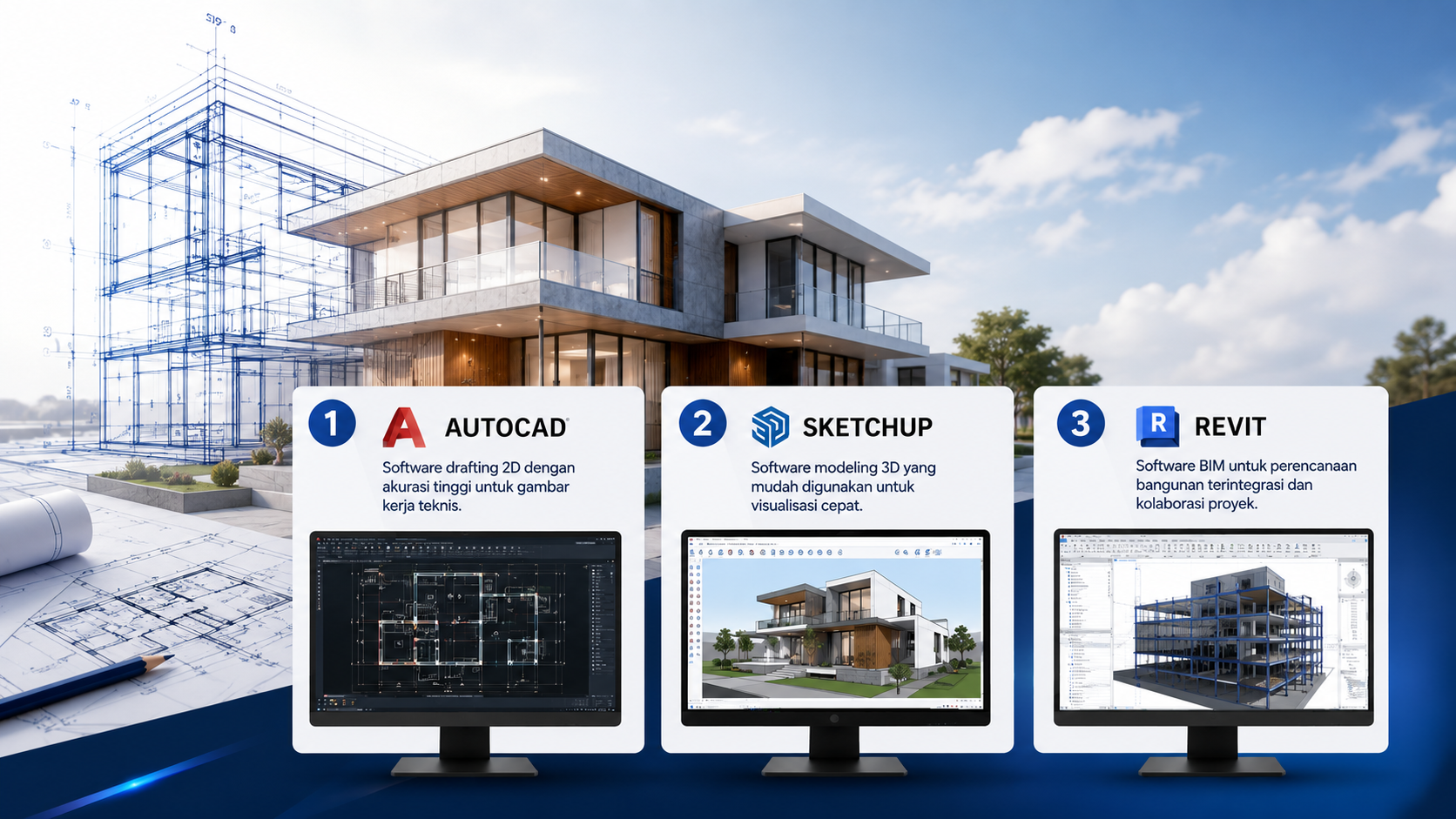 Ini 3 Aplikasi Desain yang Wajib untuk Arsitek dan Mahasiswa Teknik!